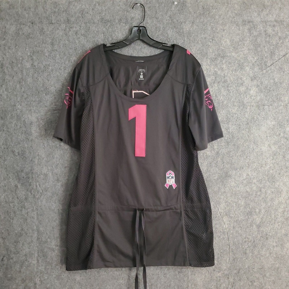 New Orleans Saints Gray Jersey 9 Drew Dress Tunic Women's Size XL  Nike NFL Logo